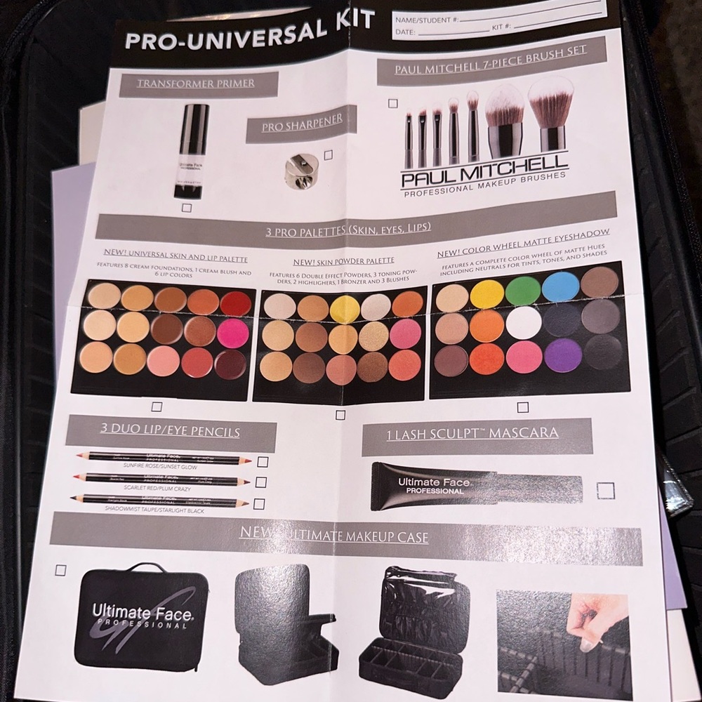 Ultimate Face/ Paul Mitchell Professional Makeup Kit
